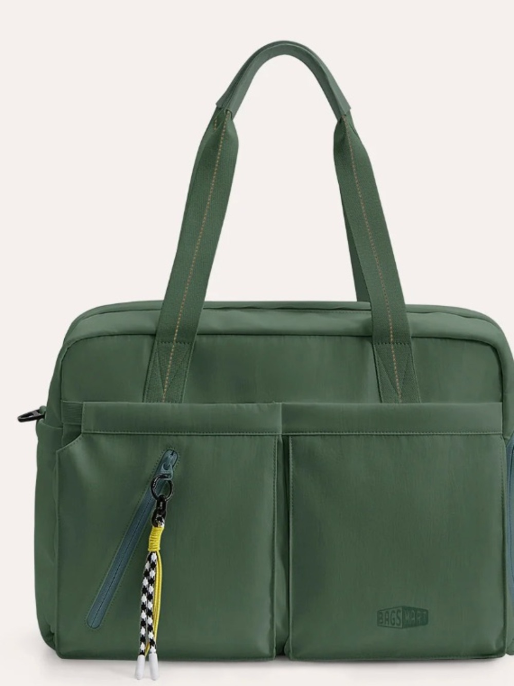 BAGSMART Moss 30L Overnighter Weekender Travel Bag Fern Green NWT
